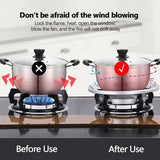 TFB Silver Gas Saver Burner Stand Gas Chula Burner Gas Saver Stand Jali Ring Fire & Windproof Energy Saving, Gas Chula Support Stand 4 Legs Supported For Indian Gas 0.7mm (1)