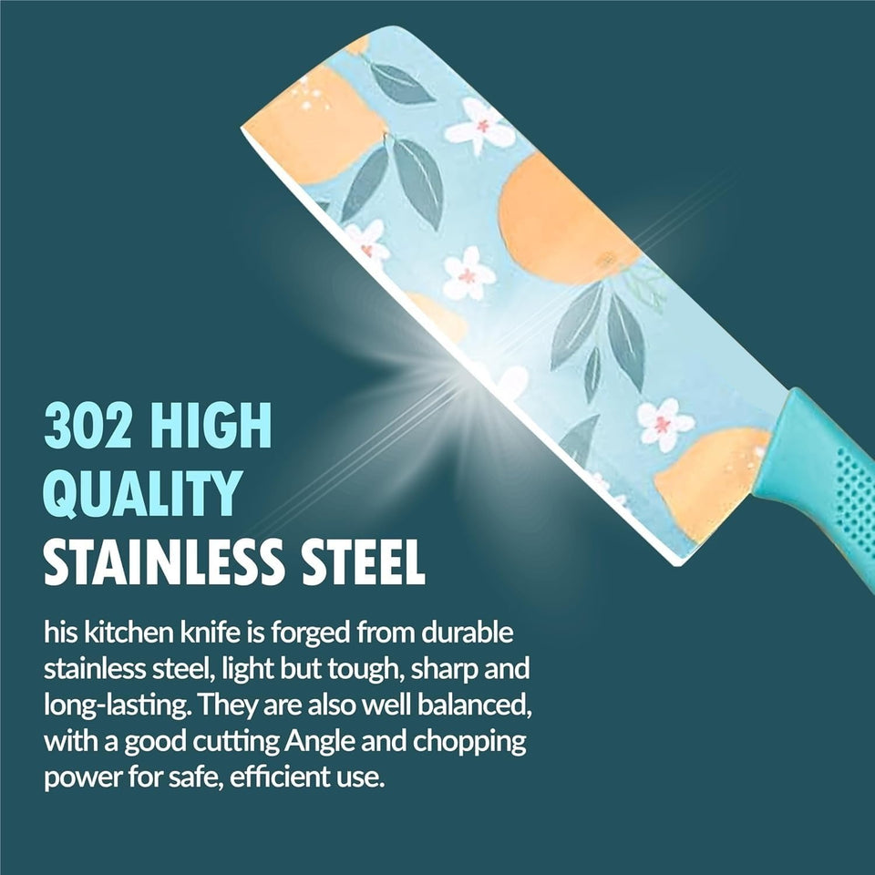 TFB Stainless Steel 3 Pieces Professional Kitchen Knife Set, Meat Knife, Chef's Knife with Non-Slip Handle Sharp Manual Sharpening for Home Kitchen and Restaurant (Copy)