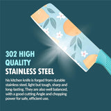 TFB Stainless Steel 3 Pieces Professional Kitchen Knife Set, Meat Knife, Chef's Knife with Non-Slip Handle Sharp Manual Sharpening for Home Kitchen and Restaurant (Copy)